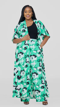 Molly Mira 2pc set - Green/White