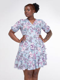 Kyle Wrap Dress - Pink