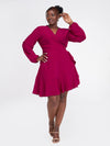 Scarlette Wrap Dress - Purple