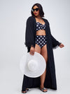 Bancy Swimwear Polka - Black/white