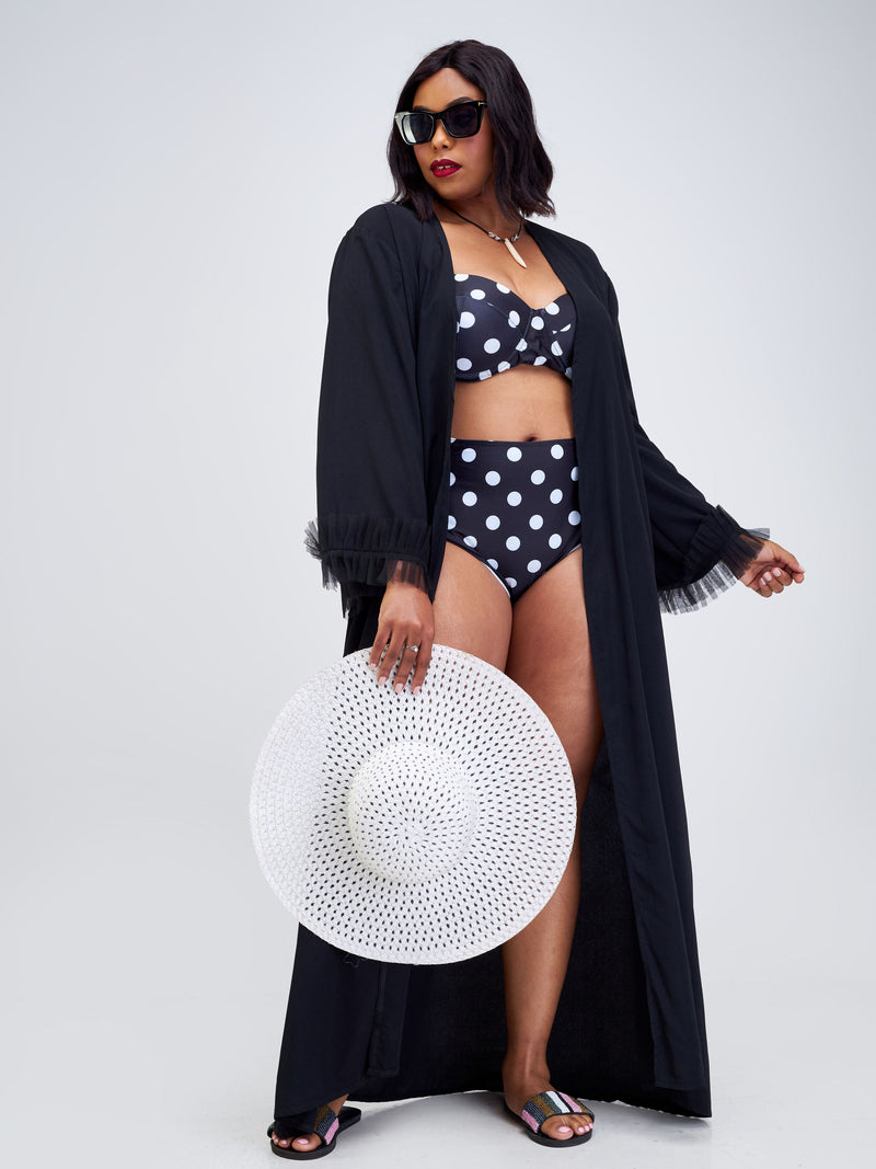 Bancy Swimwear Polka - Black/white