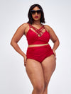 Beyonce  Swimwear 2pc -  Maroon