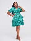 Fatuma Wrap Dress - Green