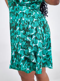 Fatuma Wrap Dress - Green