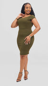 Imara Bodycon Dress- Green