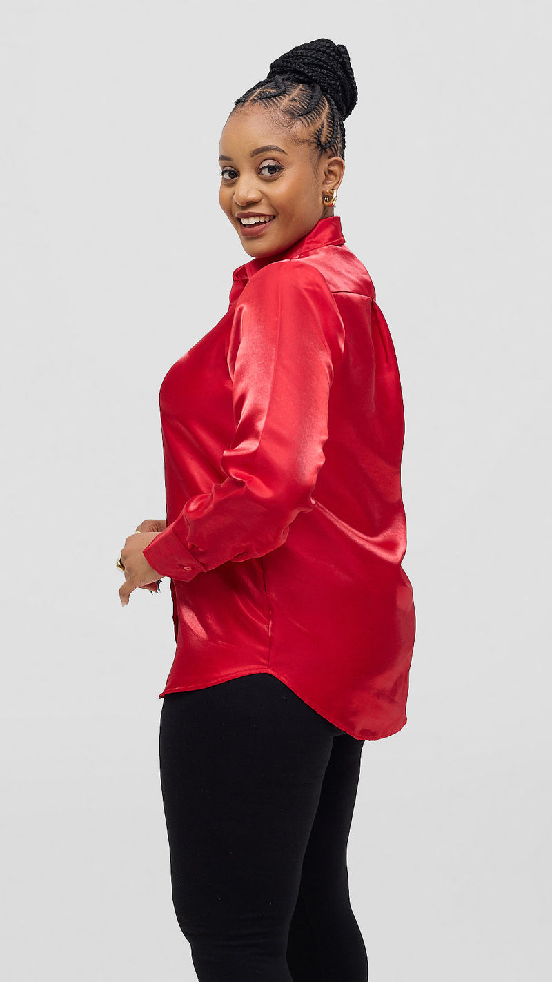 Lisa Blouse - Red