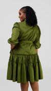 Melanie Shift Dress - Green