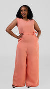 Maren Jumpsuit - Peach