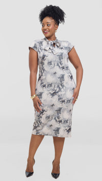 Celia Bodycon Dress - Beige