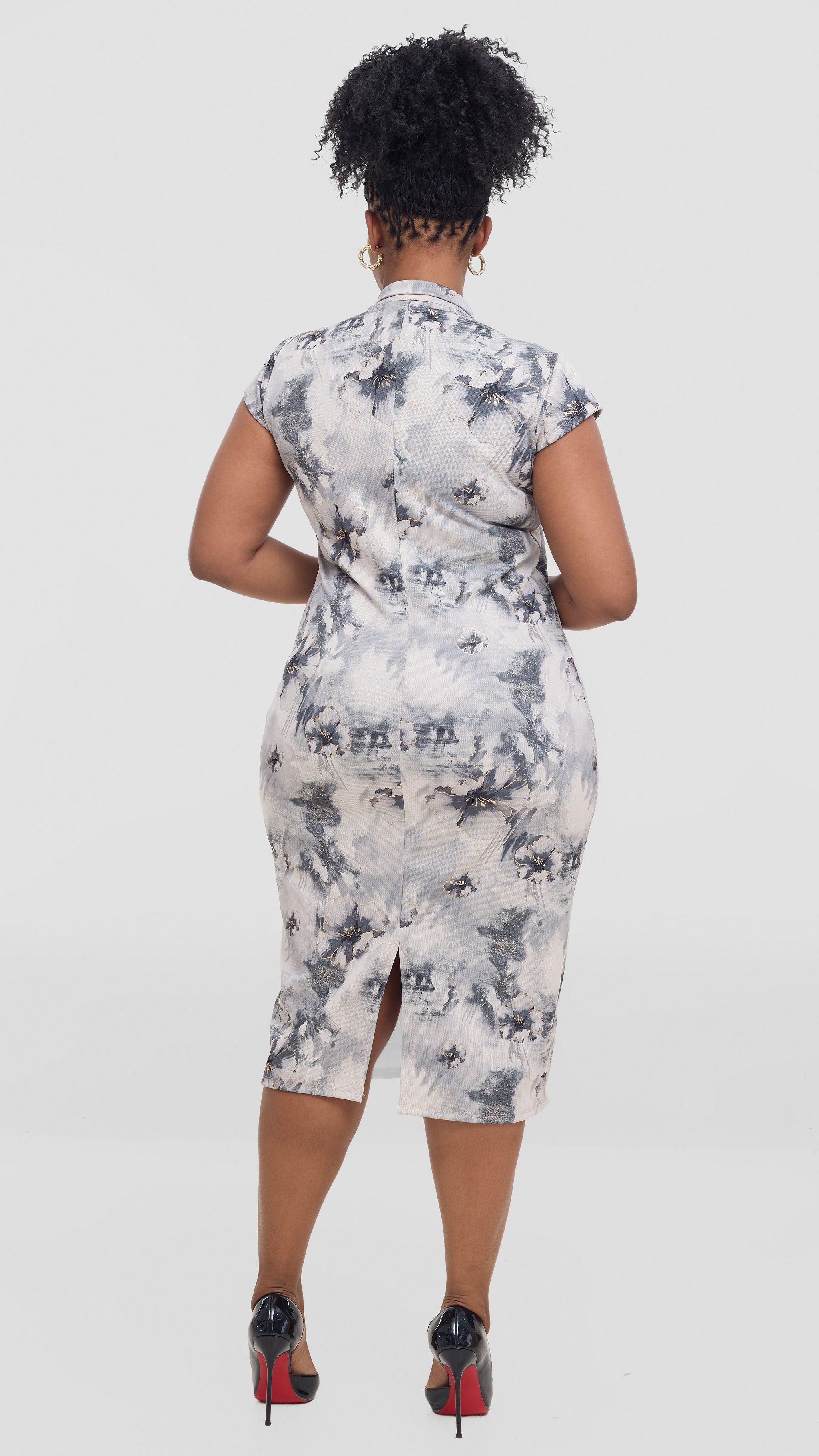 Celia Bodycon Dress - Beige