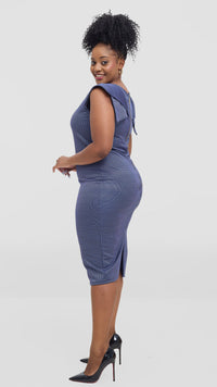Celeste Bodycon Dress - Navyblue