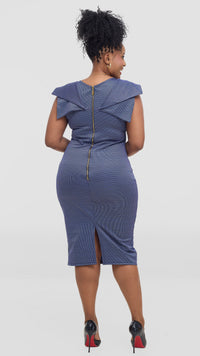 Celeste Bodycon Dress - Navyblue