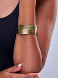 Angelique Bangle - (Brass)+Polisher