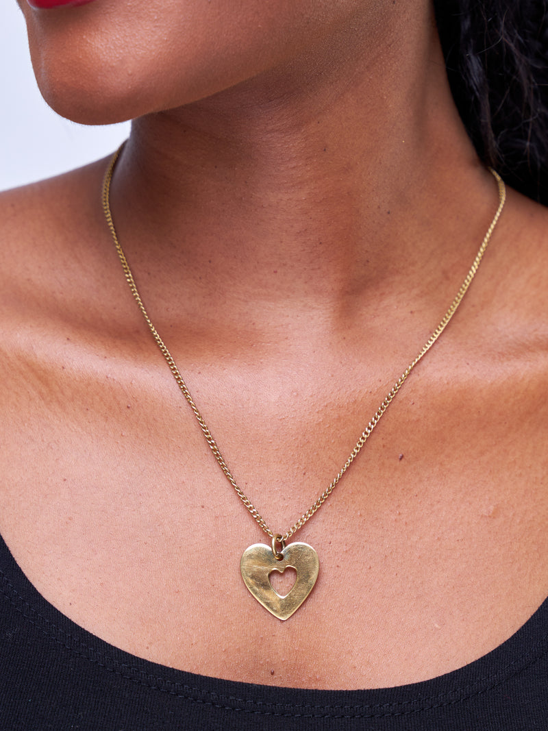 Kalekye Love Necklace - (Brass)+ Polisher