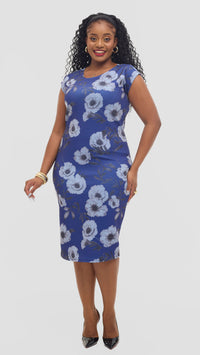 Charlee Bodycon Dress - Blue