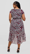 Lacey Shift Dress -Red /White /Black