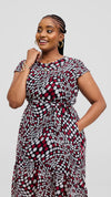 Lacey Shift Dress -Red /White /Black