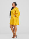 Chiasoka Shift Dress-Yellow