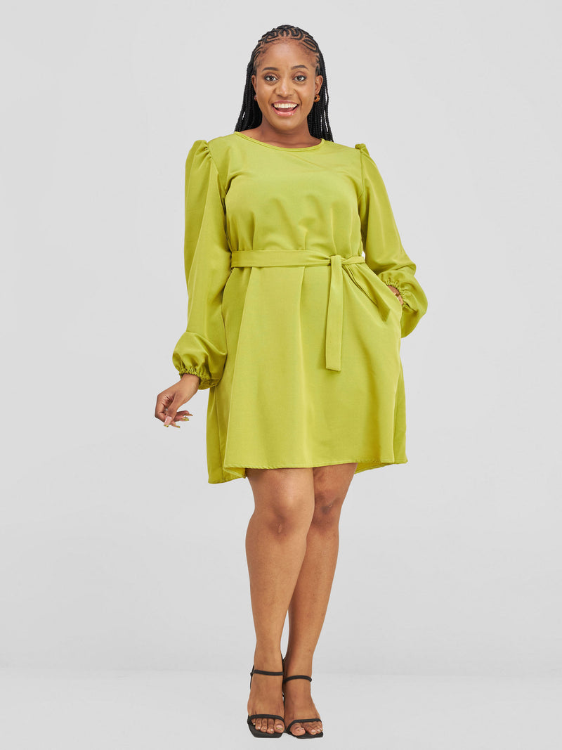 Chiazokam Shift Dress-Green