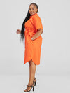 Elliot Shirtdress-Orange