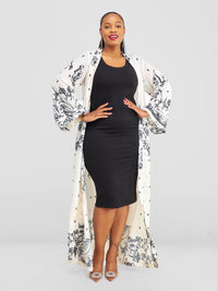 Enerson Kimono - Black / White