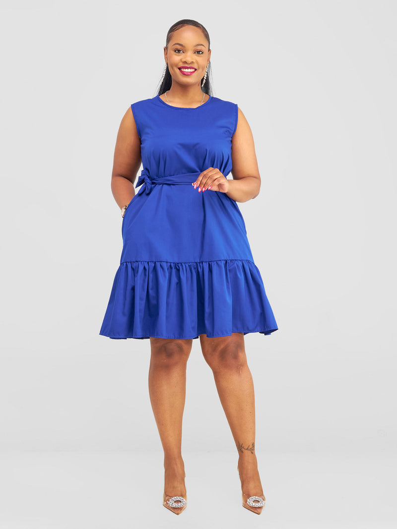 Eliza Shift Dress - Blue