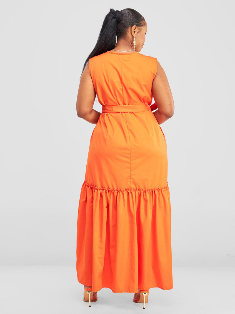 Ella Maxi Dress - Orange