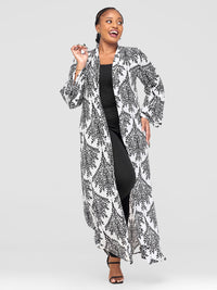 Denzi Kimono - Black / White