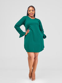 Barbra Shift Dress - Green