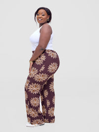 Taneisha  Palazzo - Brown/Cream