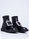 Jumbo Half Martin Boots - Black