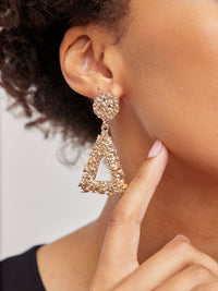 Aire Triangle Earrings - Gold