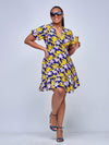 Sherryl Wrap Dress - Yellow