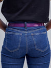 Pesh Slim Belt - Purple