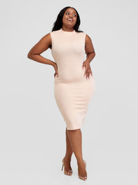 Nyambura Bodycon Dress - Beige