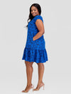 Chebby Shift Dress - Blue/Black