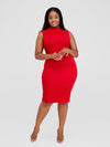 Nyambura Bodycon Dress - Red