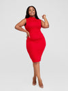 Nyambura Bodycon Dress - Red