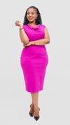 Adeline Bodycon Dress-Pink