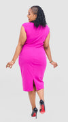 Adeline Bodycon Dress-Pink