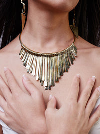 Atwech Necklace -( Brass)+Polisher