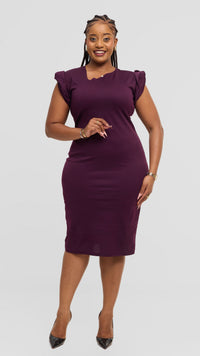 Lex Bodycon Dress - Darkpurple