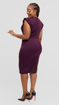 Lex Bodycon Dress - Darkpurple