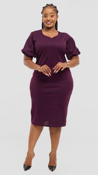 Missy Bodycon Dress - Darkpurple