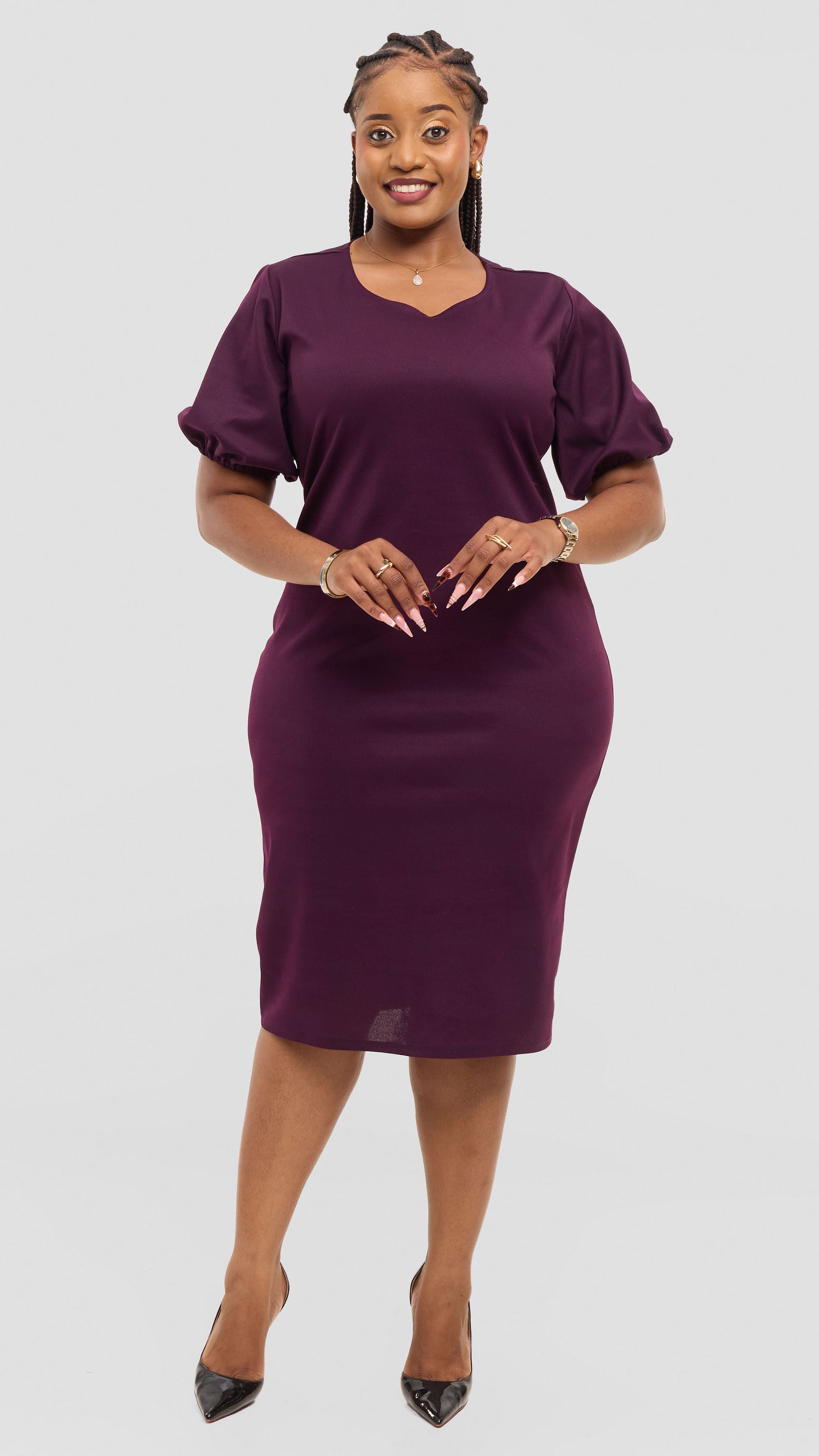 Missy Bodycon Dress - Darkpurple