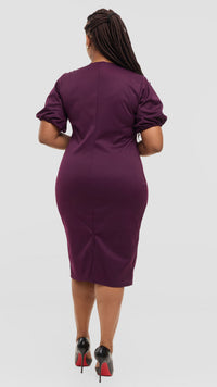 Missy Bodycon Dress - Darkpurple