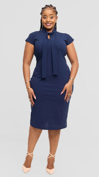 Keilly Bodycon Dress - Navyblue