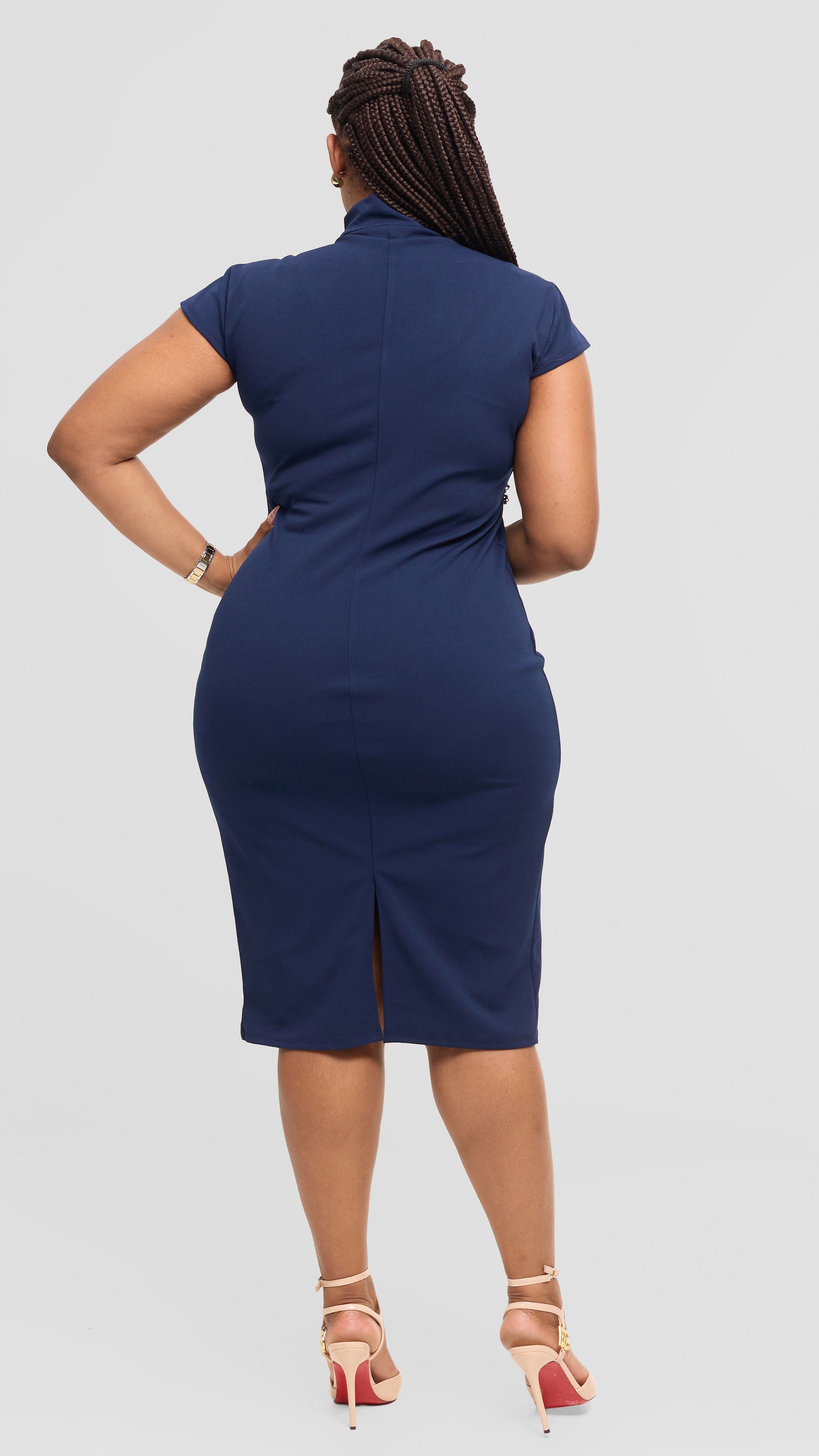 Keilly Bodycon Dress - Navyblue