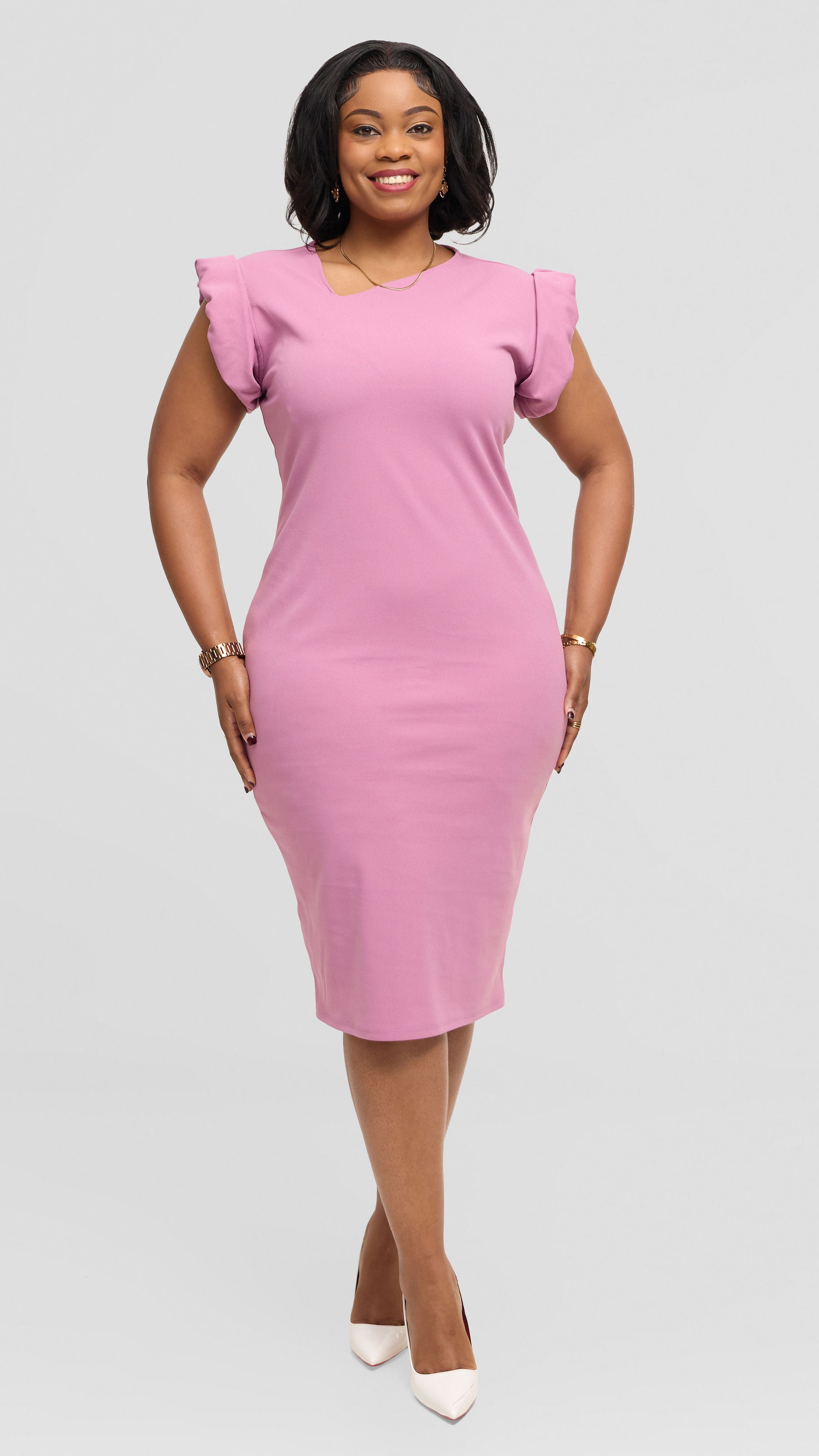 Carino Bodycon Dress - Purple