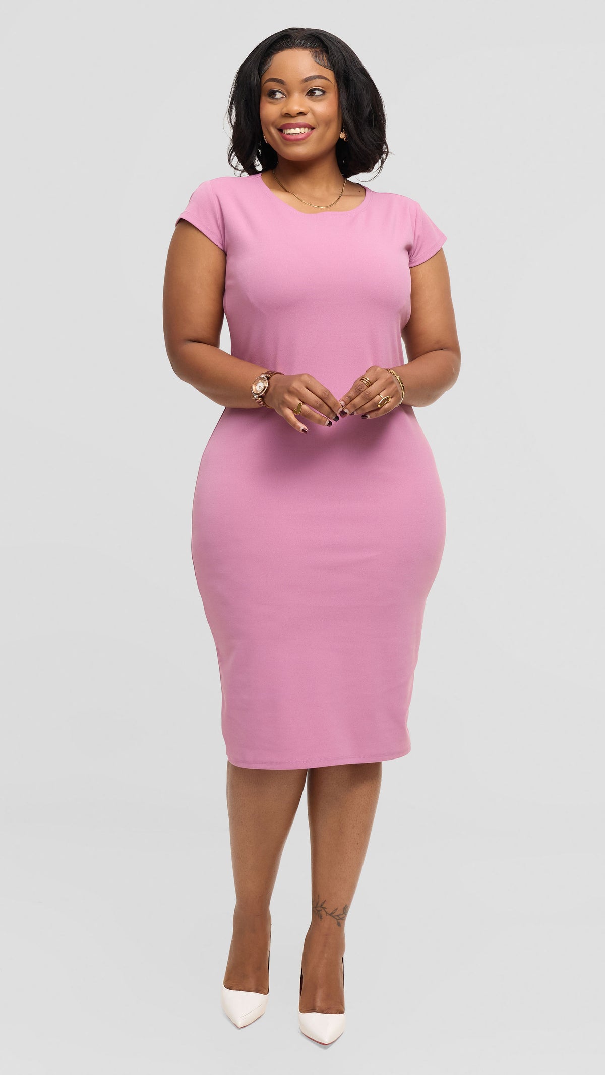 Madi Bodycon Dress - Pink